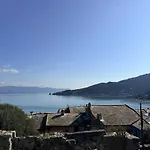 Villa Stone Within Ancient Castle Walls Surrounded By A Lush Garden With Stunning Sea Village And Palmaria Views Sunlit Day Porto Venere